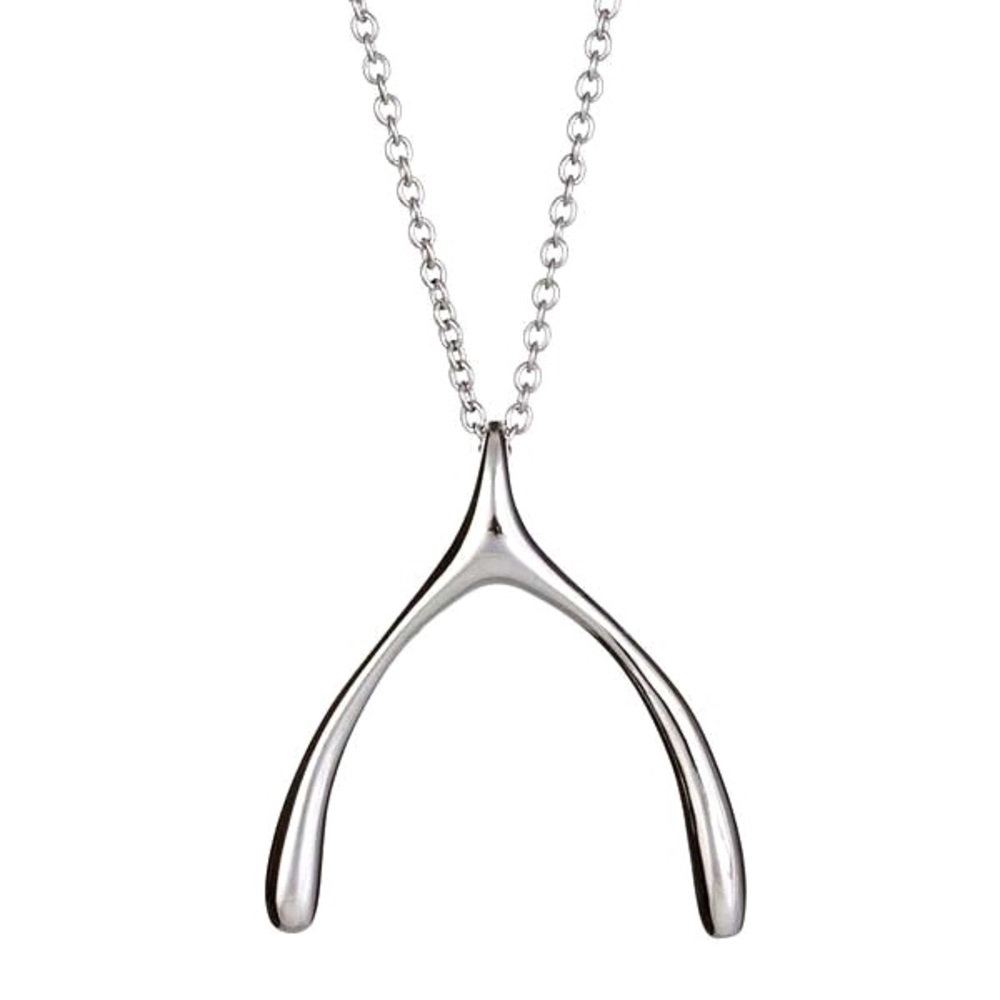 Sterling Forever Wishbone necklace